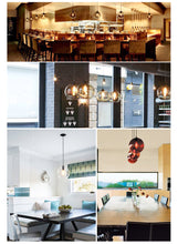Load image into Gallery viewer, Track Light Pendant Blue/Brown Color Crystal Globe Glass Shade 1pc