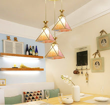 Load image into Gallery viewer, Track Pendant Tiffany Style Chandelier Colorful Lampshade Pendant