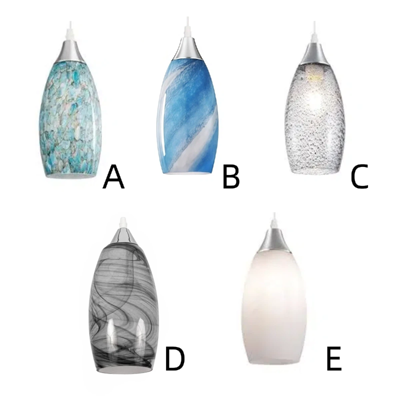 Kiven Nordic Marble Glass H Track Pendant Lights,Elevate Your Space,3-Lights(Bulb Not Included)