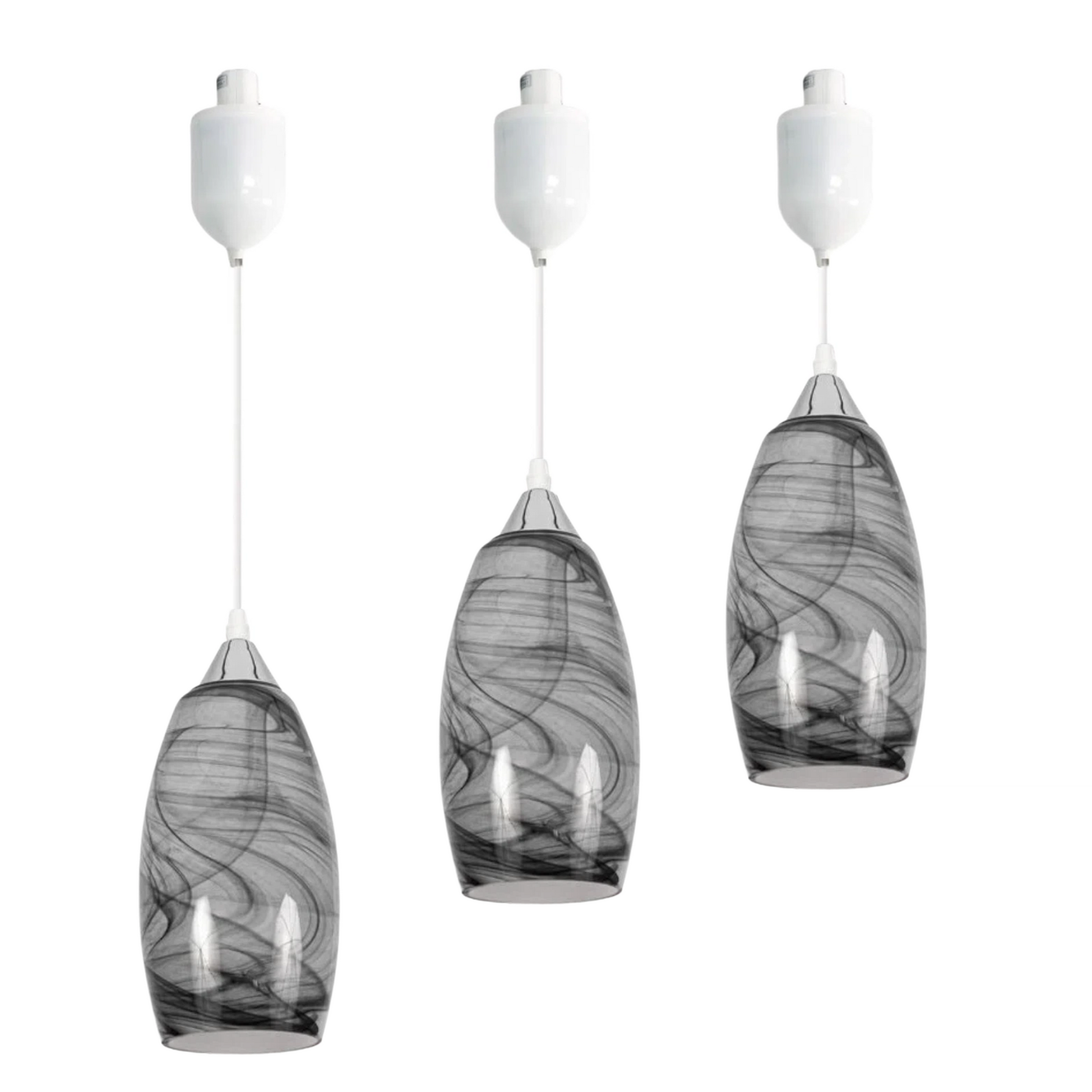 Kiven H-Type Track Lighting Pendants Adjustable Height,Modern h Track Pendant Lights with Grey Marble Glass Lampsade,Decorative Track Lighting Fixture for Kitchen Island Hallway, 3-Light