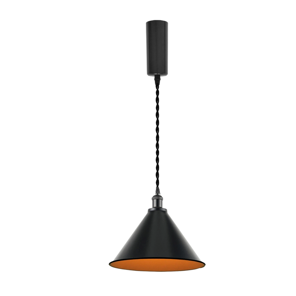 3pcs Adjustable Cable Track Light with Industrial Style Shade, Vintage Pendant Lighting, Suitable for Kitchen and Home, H-type Track J-type Track