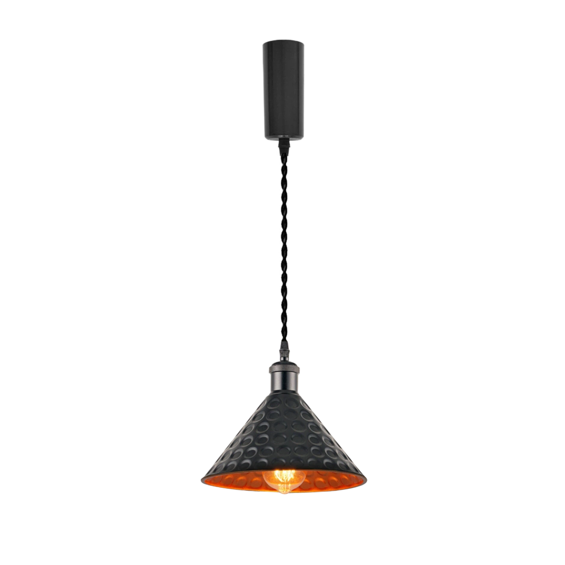 3pcs Adjustable Cable Track Light with Industrial Style Shade, Vintage Pendant Lighting, Suitable for Kitchen and Home, H-type Track J-type Track