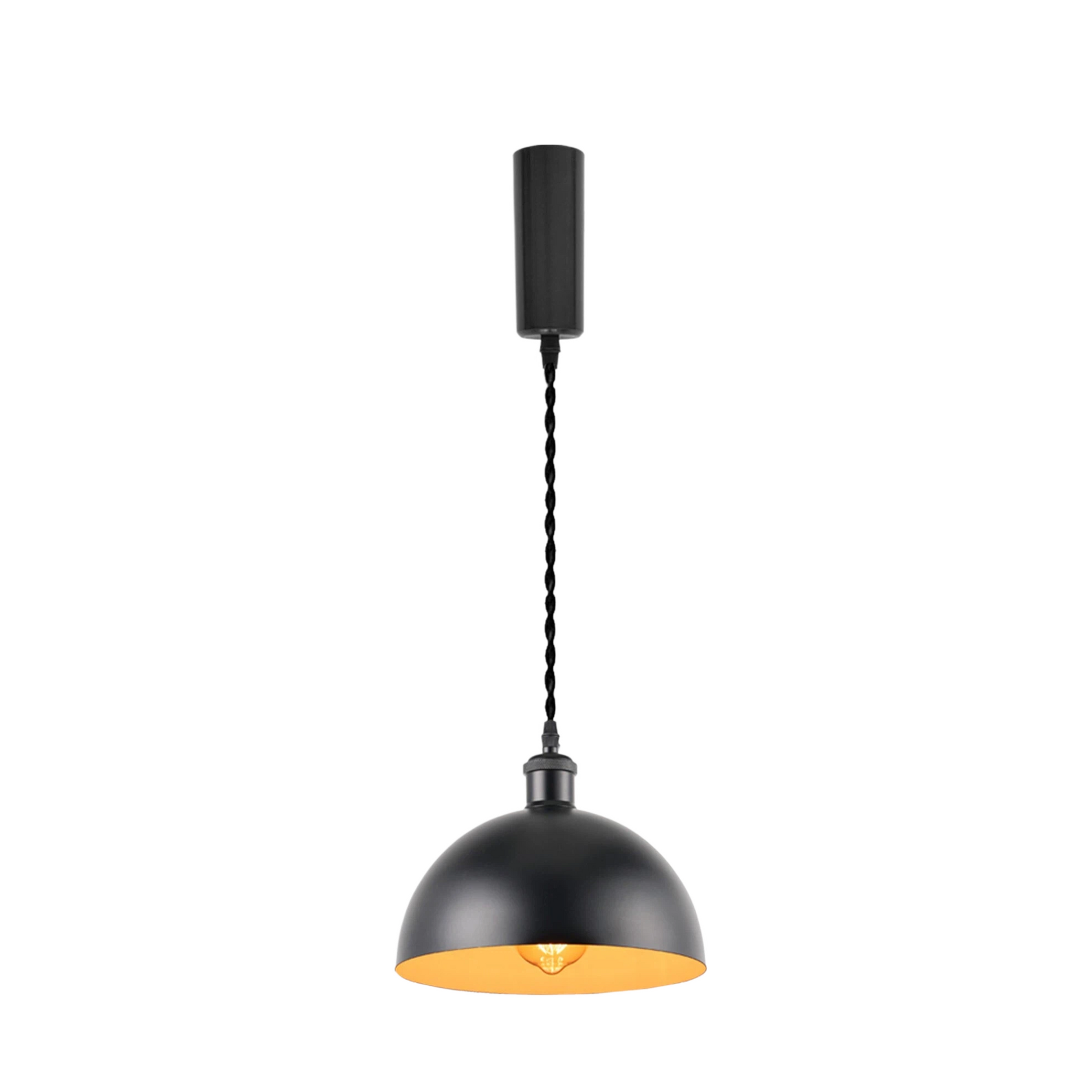 3pcs Adjustable Cable Track Light with Industrial Style Shade, Vintage Pendant Lighting, Suitable for Kitchen and Home, H-type Track J-type Track