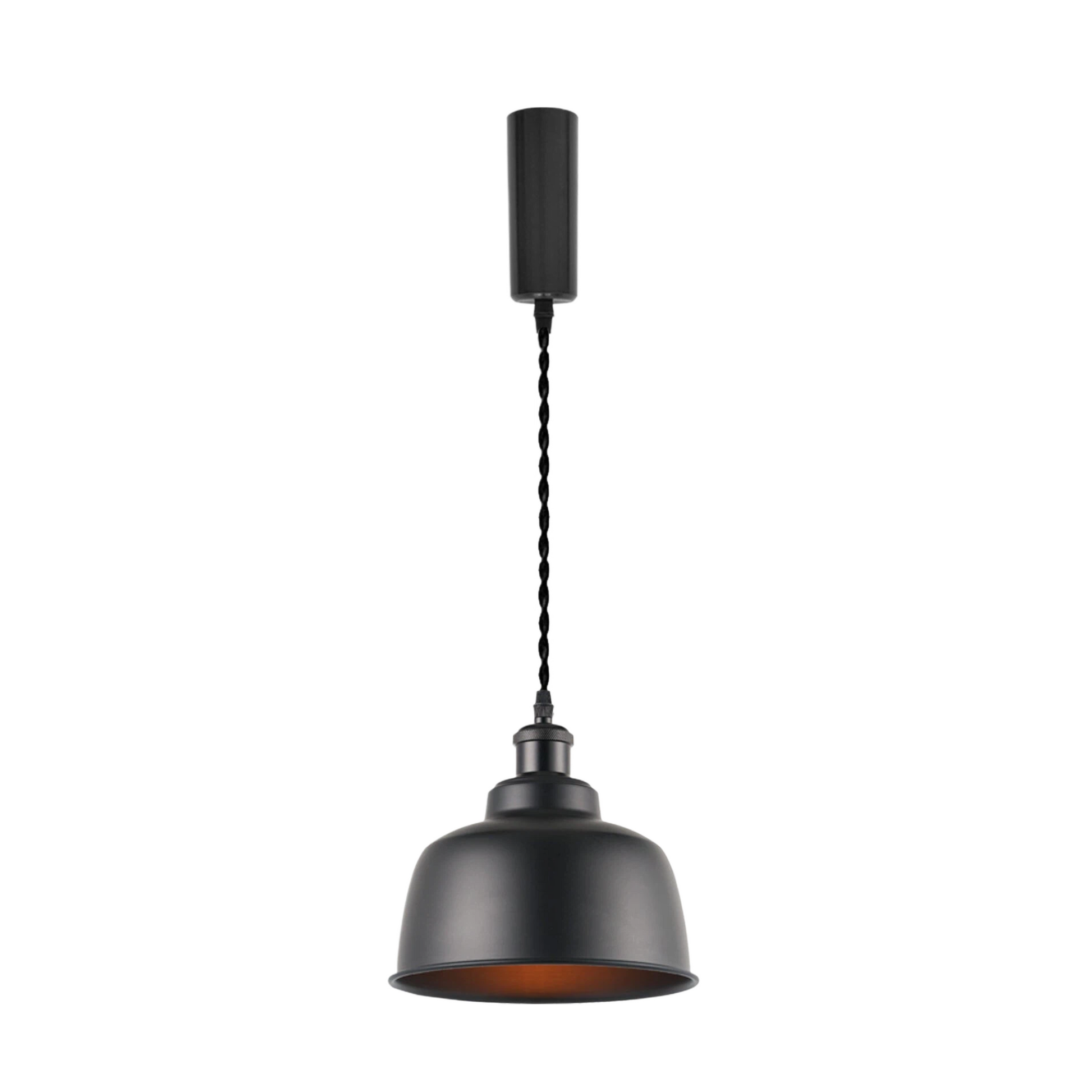 3pcs Adjustable Cable Track Light with Industrial Style Shade, Vintage Pendant Lighting, Suitable for Kitchen and Home, H-type Track J-type Track