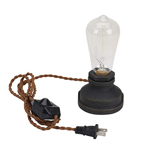 Retro Table Lamp Stand Light Table Lamp E26 Retro Electric Stand UL Certified Fashion Bedroom Night Light Indirect Lighting Bedside Lamp Table Light