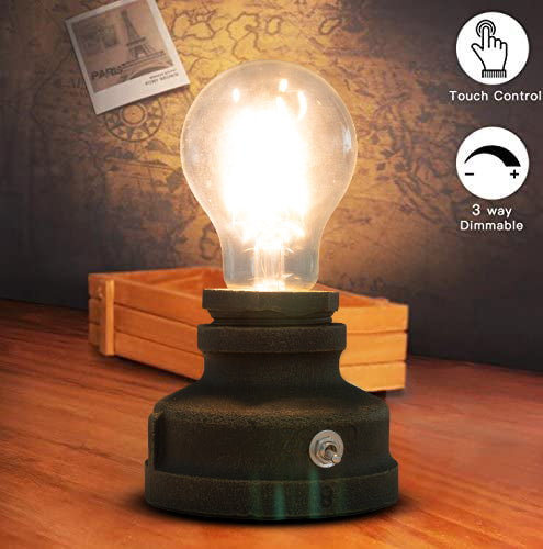 Retro Table Lamp Stand Light Table Lamp E26 Retro Electric Stand UL Certified Fashion Bedroom Night Light Indirect Lighting Bedside Lamp Table Light