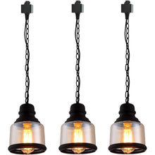 Load image into Gallery viewer, Dimmable Pendant Light Amber Industrial Vintage Stytle Customizable Track Light