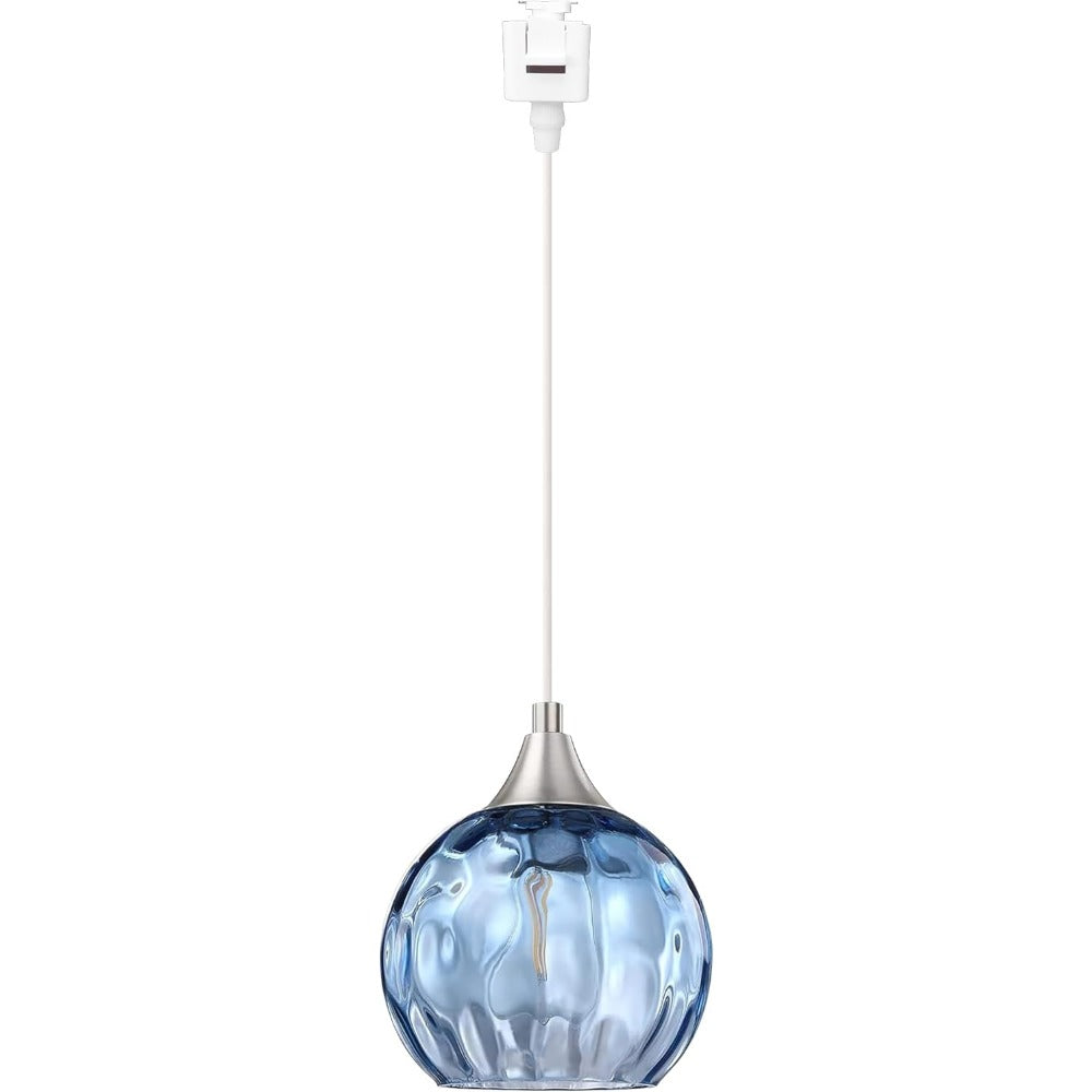 Track Lighting Pendants Modern Glass Globe Decorative Track Lighting Fixture For Kitchen Hallway
