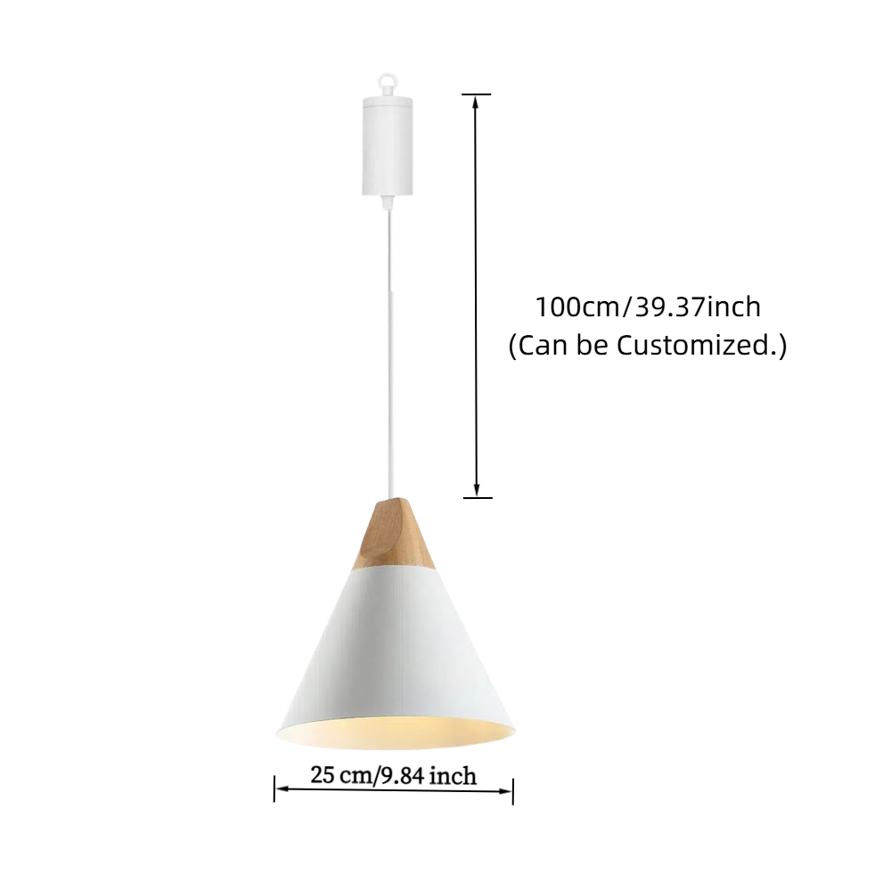 Kiven Battery Operated Pendant Light Nordic-style, featuring Remote Control Dimming and Rechargeable Battery-Powered Bulb, Move Freely around Kitchen, Living Room