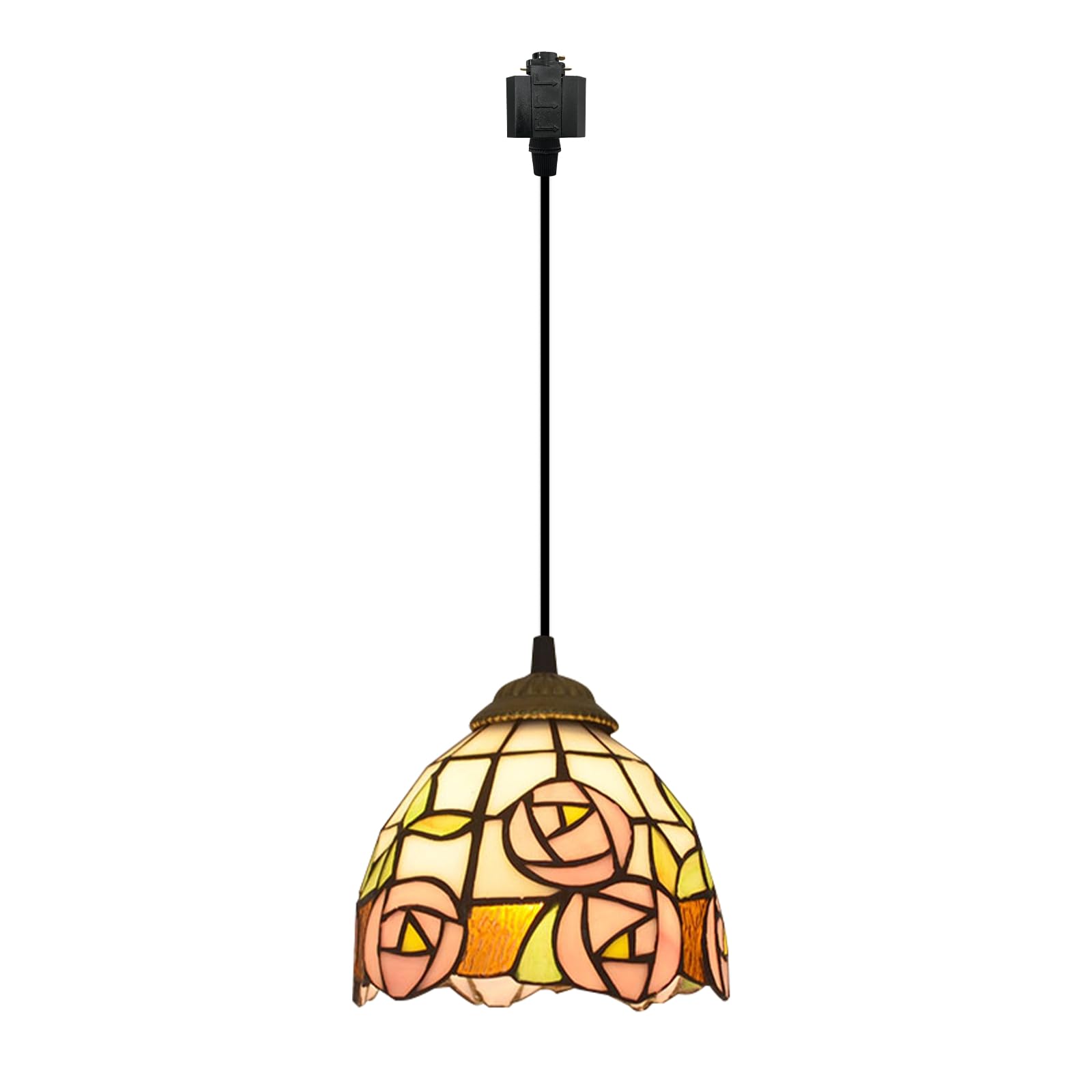 Kiven H-System 1-Light Antique Track Lighting Pendant Baroque Industrial track light with pendant light for kitchen gallery Handmade
