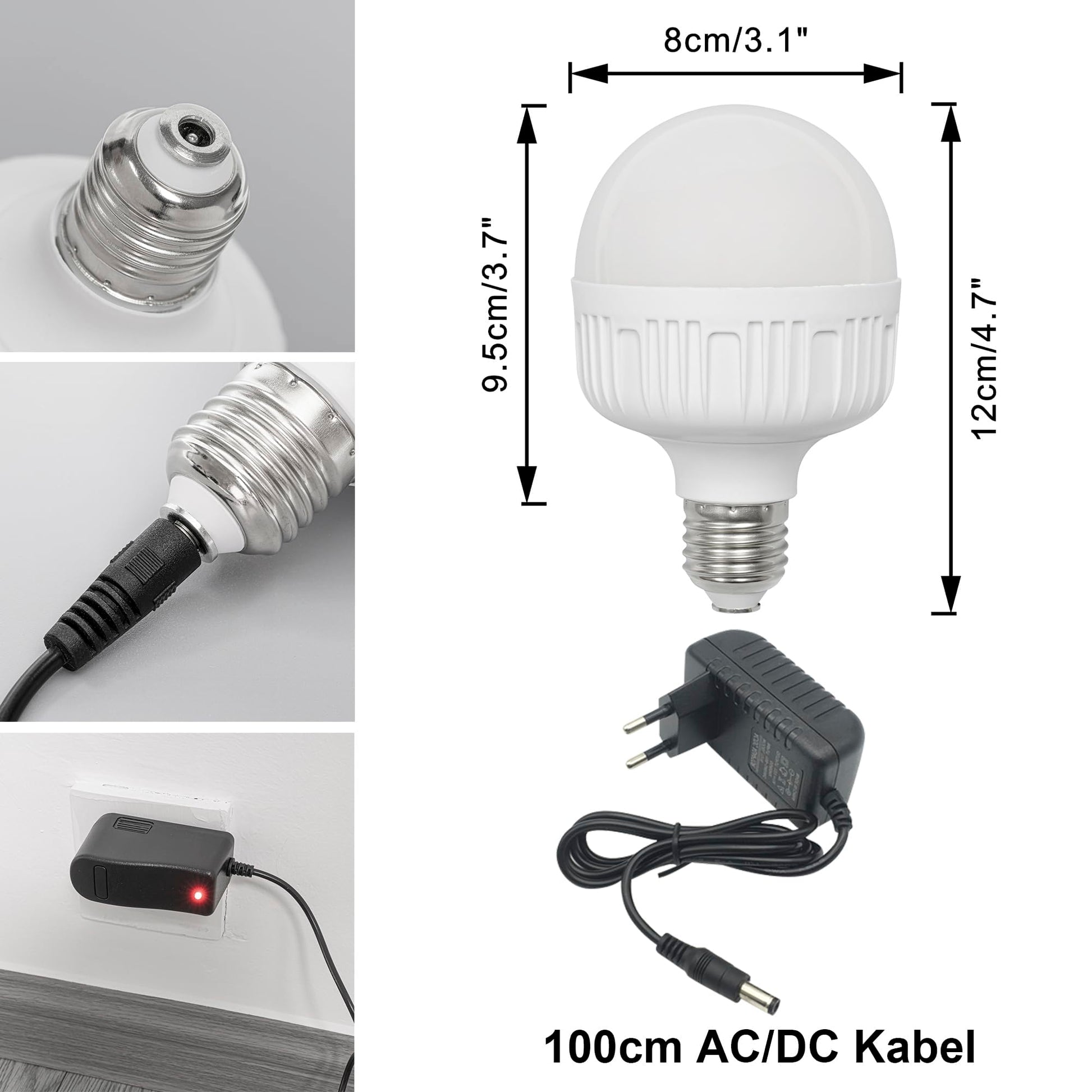 Kiven Battery Operated Pendant Light Nordic-style, featuring Remote Control Dimming and Rechargeable Battery-Powered Bulb, Move Freely around Kitchen, Living Room