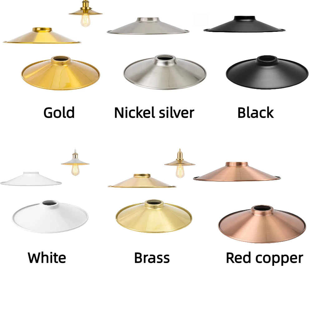 Kiven "2 - piece set" Replacement Chandelier • Bracket Lamp Shade (Light Shade Only), Retro E26, Stylish Lamp Shade, Black Shade