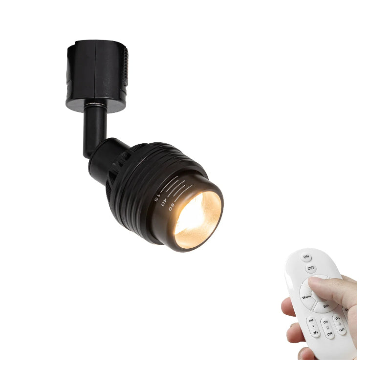 Track Lamp Remote Dimmable Spotlight Adjustable Focus Lighting For Oil Painting Rental House