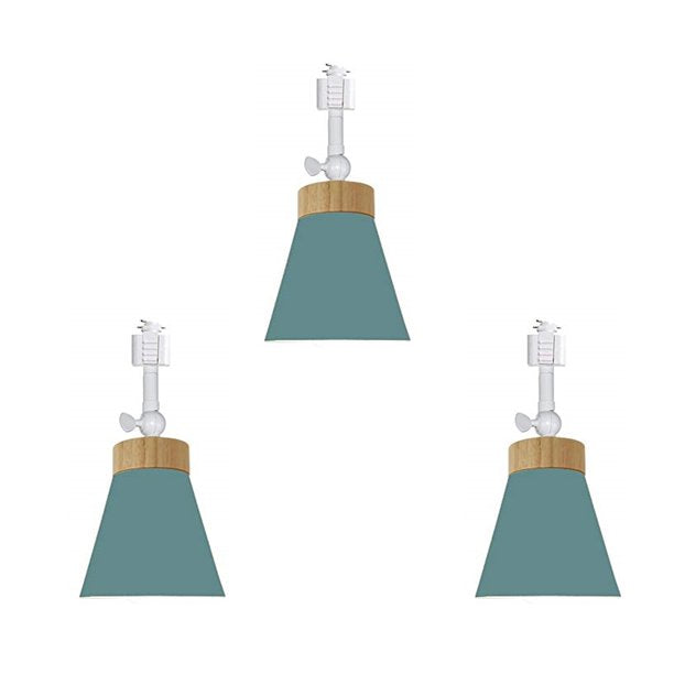 Track Pendant Head Lights Mini Adjustable Angle Ceiling Light H/J/L Track Light Modern Track Pendant Light for Kitchen Bedroom Dining Room (Buld & Track Rail NOT Included)