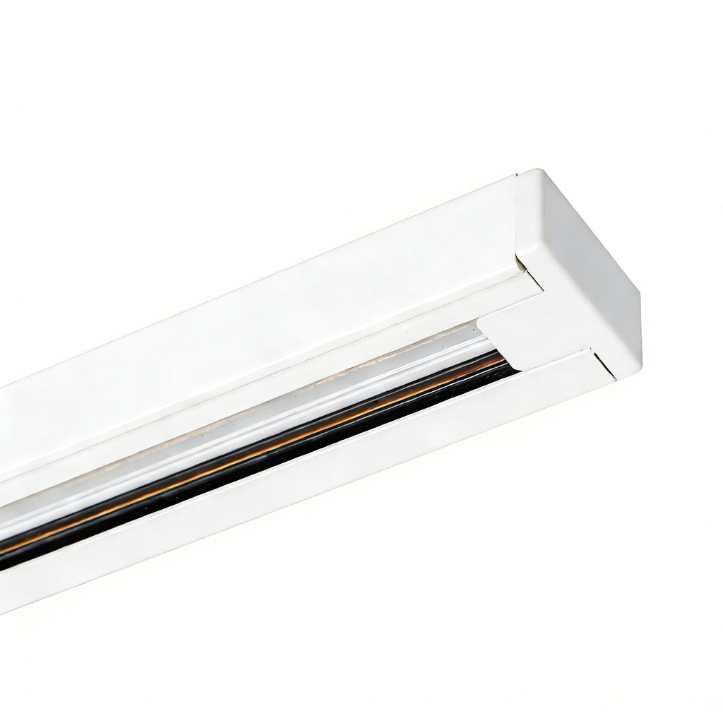 Kiven 1 PCS E26 Can Light to H Type Track Light Adapter – 19.7” No-Wiring Recessed Light Rail Converter for Spotlights & Ceiling Fans