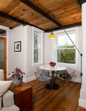 Load image into Gallery viewer, Industrial Pulley Pendant Lamp with 15ft &amp; 20ft Plug-in Cord Dimmer Smart Led Bulb Iron Cone Shade