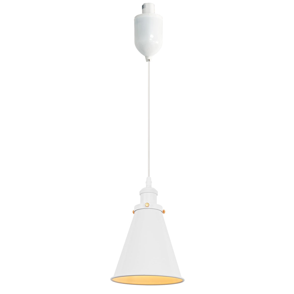 Kiven H-Type Track Lighting, Modern Halo Track Pendant Light with Built-in Cable Wrapper Metal Lampshade, Dimmable H Track Light Pedant Adjustable Length for Bedroom Kitchen Shop, Silver Finish