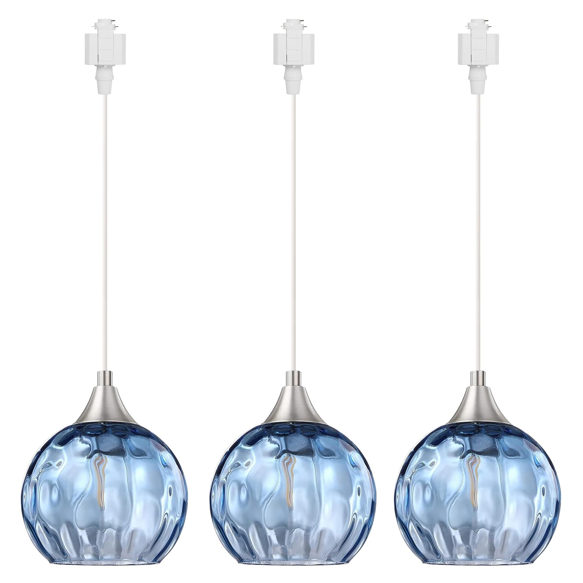 Track Lighting Pendants Modern Glass Globe Decorative Track Lighting Fixture For Kitchen Hallway