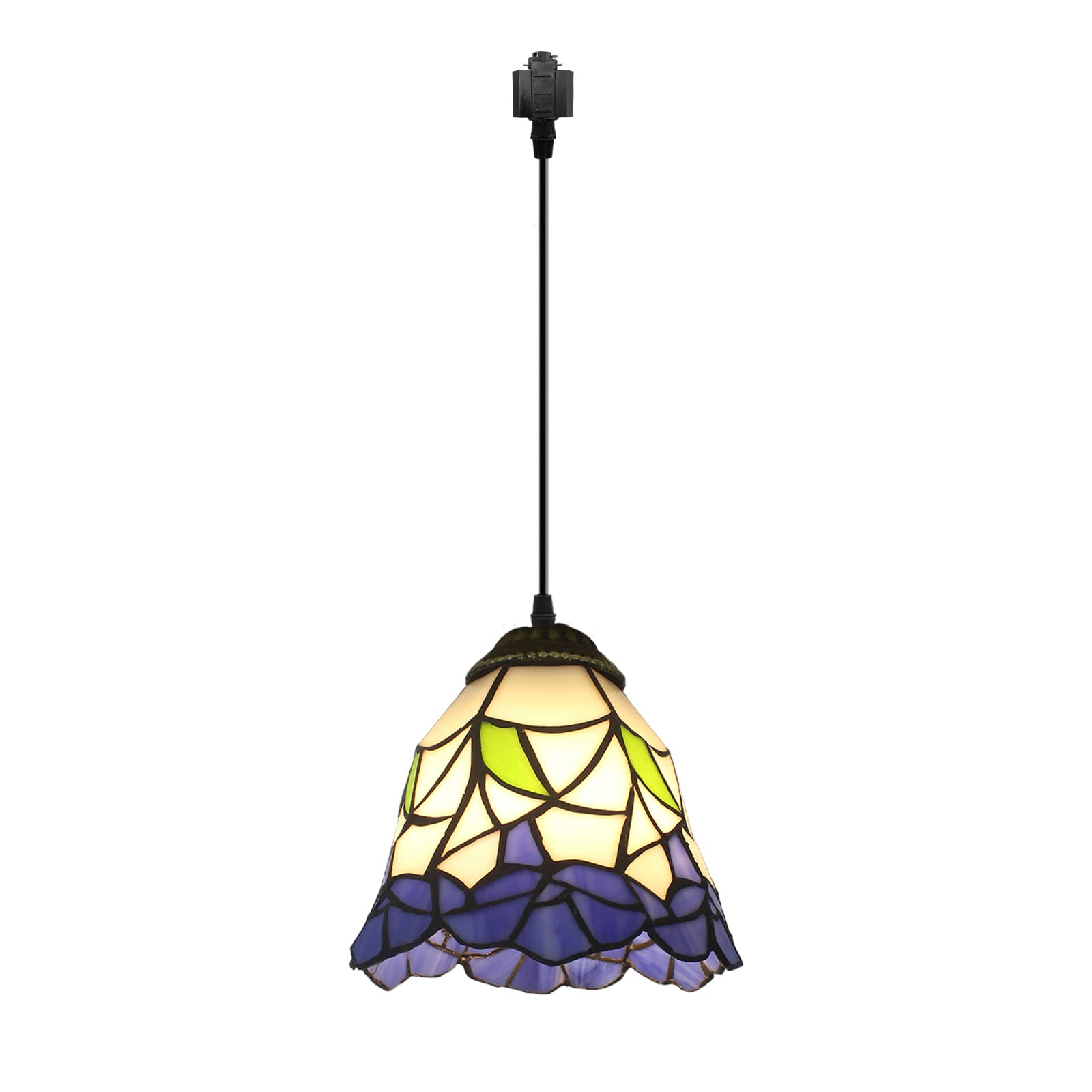 Kiven H-System 1-Light Antique Track Lighting Pendant Baroque Industrial track light with pendant light for kitchen gallery Handmade