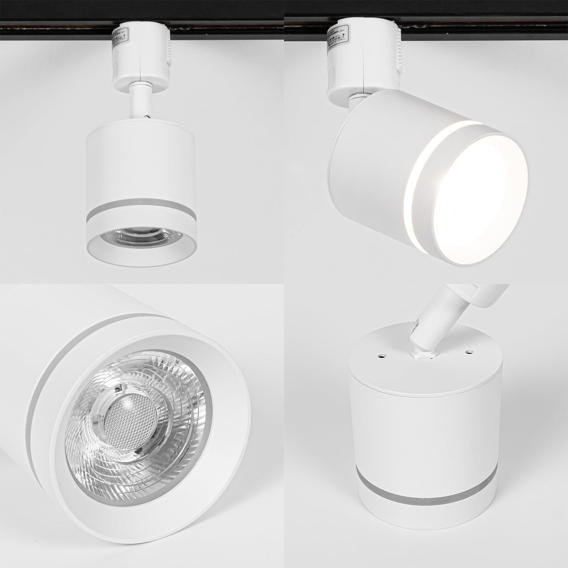 Kiven Modern 7W LED Plant Grow H/J/L Type Track Light - Full Spectrum Indoor Spotlight (7 Colors)