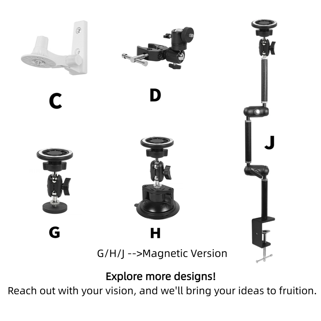 Adjustable Lighting Mounts, Customize Your Lighting Angle with Ease,  Perfect for Residential and Commercial Lighting
