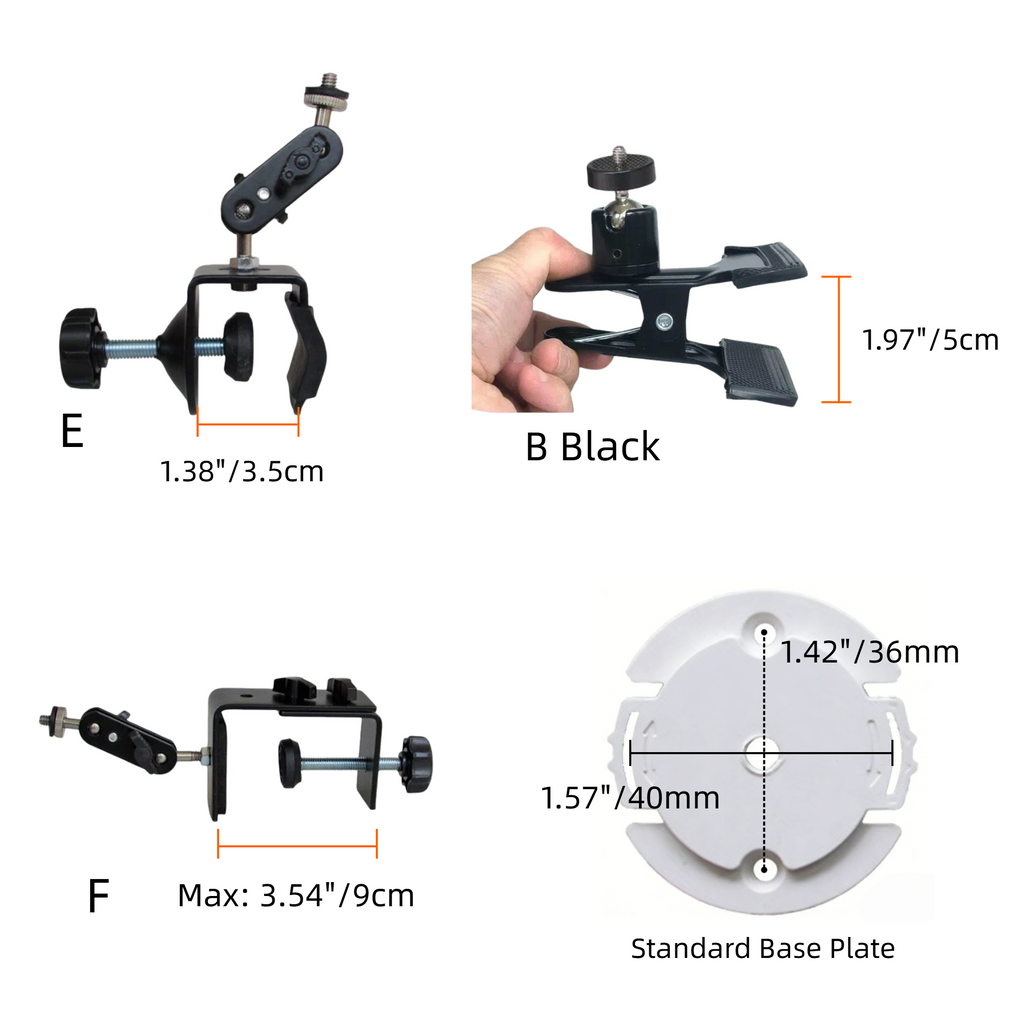 Adjustable Lighting Mounts, Customize Your Lighting Angle with Ease,  Perfect for Residential and Commercial Lighting