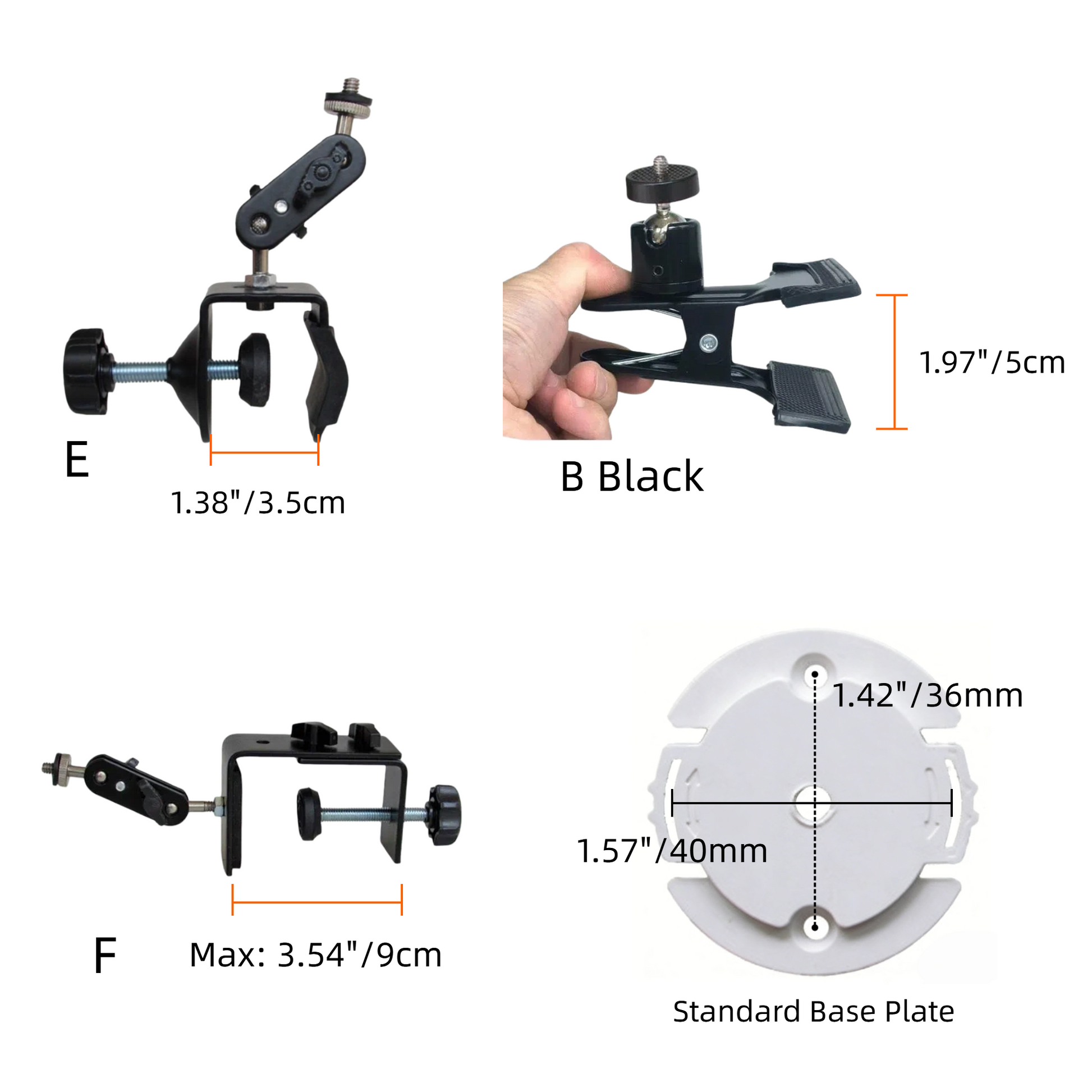 Adjustable Lighting Mounts, Customize Your Lighting Angle with Ease,  Perfect for Residential and Commercial Lighting