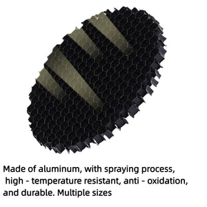 Kiven LED spotlight with honeycomb anti - glare black grid, aluminum filter, track light with light guide net to prevent glare, honeycomb(Customizable)