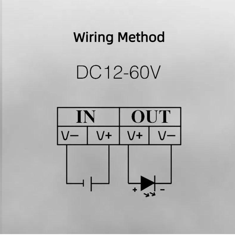 Kiven Low Voltage Induction Switch, 12 - 60V Human Body Induction DC Switch with Adjustable Delay
