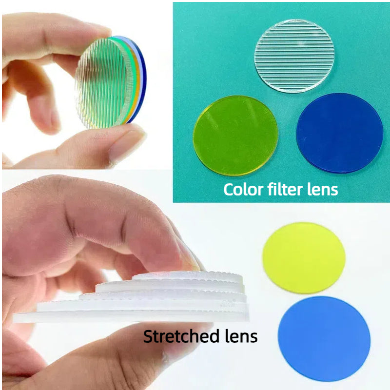 Kiven LED elliptical lens, transparent sheet, PC cover, stretched lens, circular spotlight lampshade, colored filter lens, filter sheet
